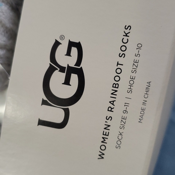 UGG Women's Rainboot Socks Cream - Picture 9 of 11